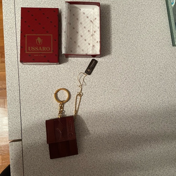 Men’s Italian leather key chain - Picture 2 of 5